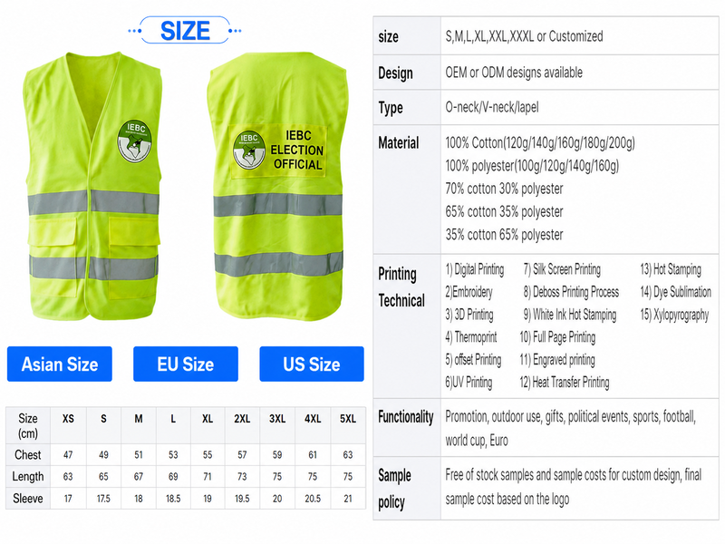 V-Neck Multi-Pocket Election Reflective Vest Size.jpg